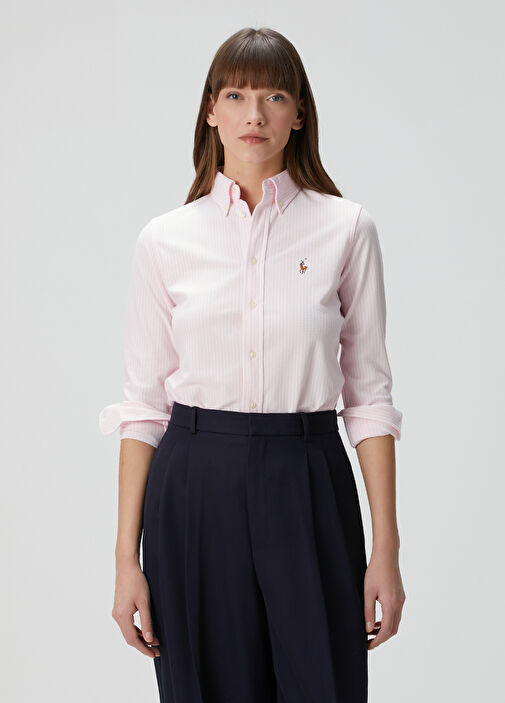 Ralph lauren pink dress shirt best sale