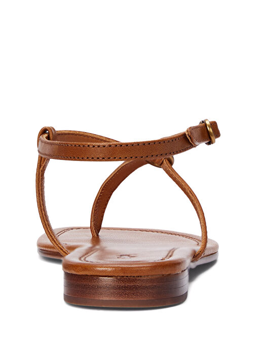 Taba Kadın Deri Sandalet - Görsel 4