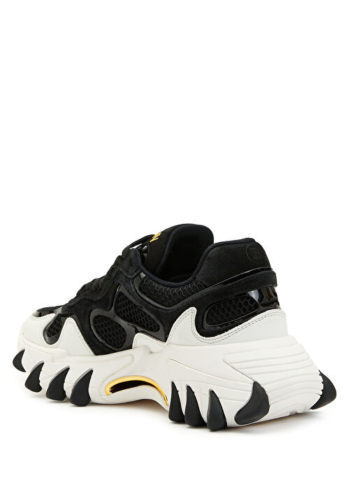 B East Siyah Beyaz Kadın Sneaker - Görsel 4