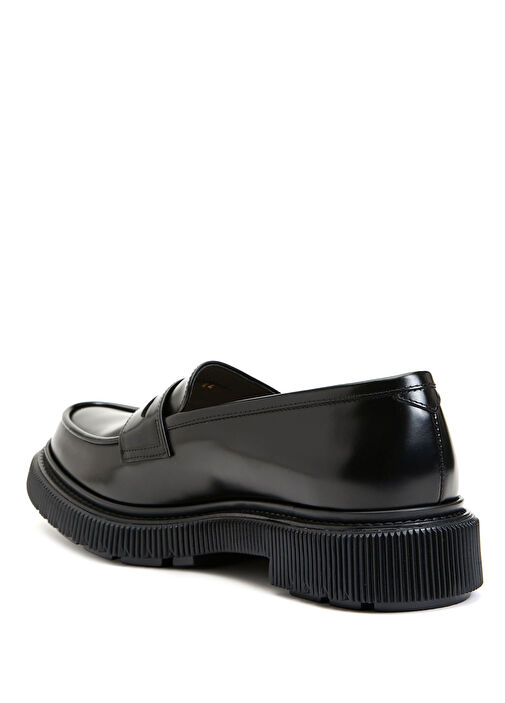 Adieu Siyah Adieu Deri Erkek Loafer