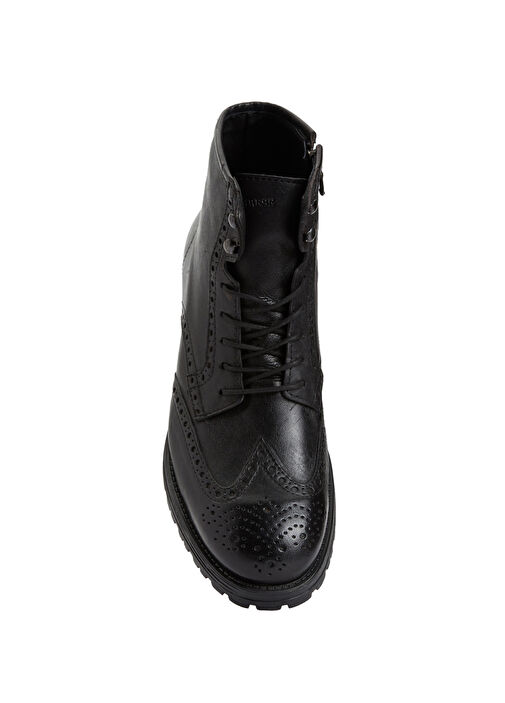 Siyah Erkek Deri Bot - Görsel 5