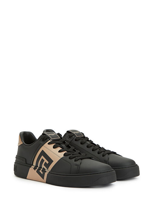 B-Court Siyah Erkek Deri Sneaker - Görsel 3