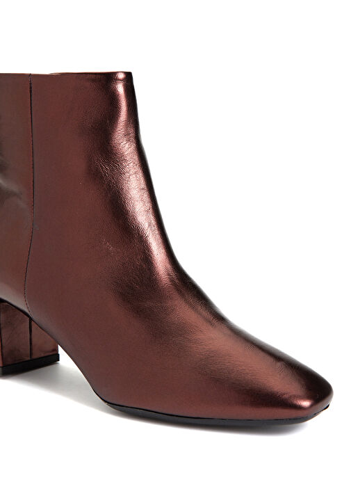 Bordo Kadın Deri Bot - Görsel 7