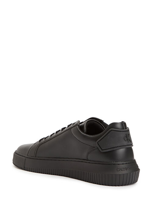 Siyah Logolu Erkek Sneaker - Görsel 4