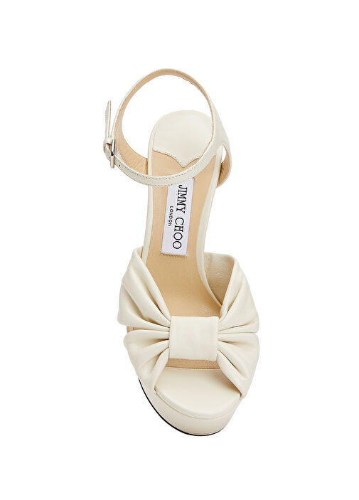 Heloise Beyaz Kadın Deri Sandalet - Görsel 5