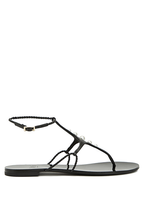 Ibis Siyah Kadın Deri Sandalet - Görsel 2