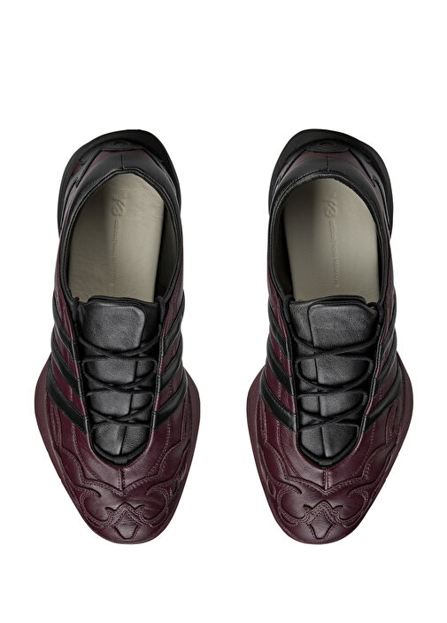 Regu 2002 Bordo Erkek Deri Sneaker - Görsel 4