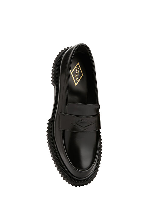 Siyah Erkek Deri Loafer - Görsel 5