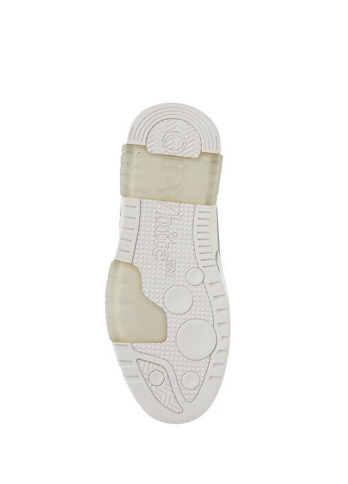 Siyah Beyaz Kadın Deri Sneaker - Görsel 6