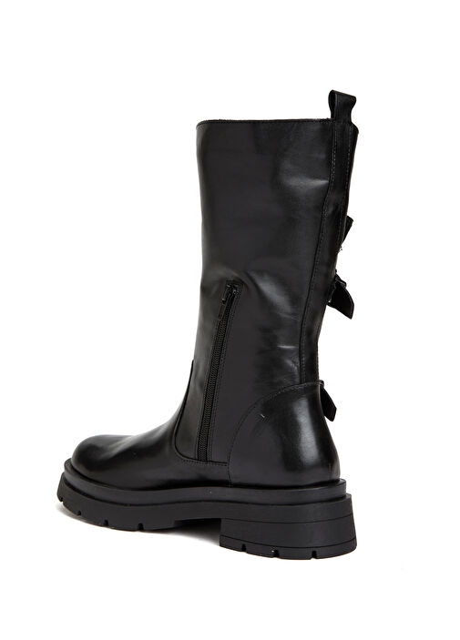 Siyah Kadın Deri Bot - Görsel 4