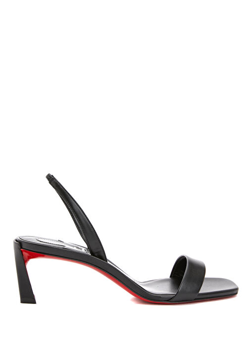 O Condora Siyah Kadın Deri Sandalet - Görsel 2