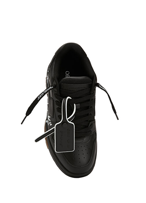 Siyah Erkek Deri Sneaker - Görsel 5