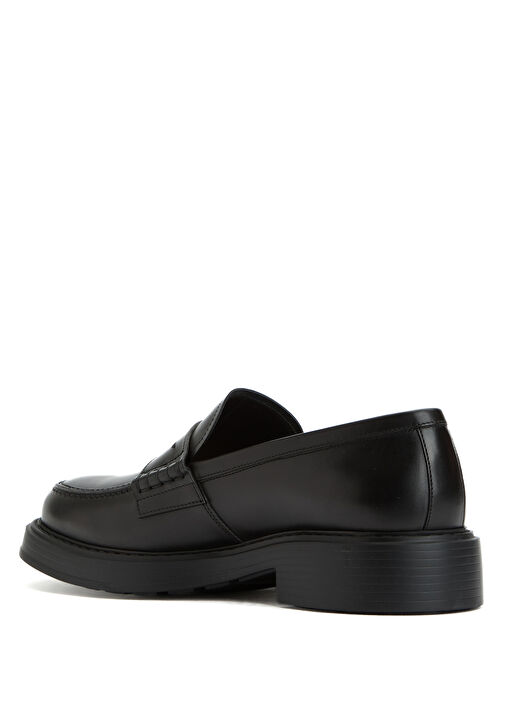 Siyah Erkek Deri Loafer - Görsel 4