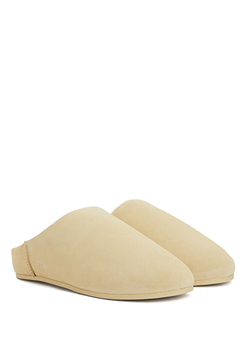 Elea Slip-On Açık Sarı Kadın Süet Terlik - Görsel 3