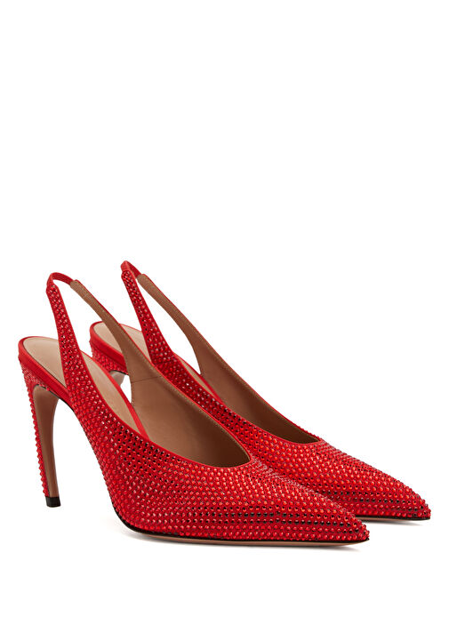Kırmızı Topuklu Ayakkabı - Görsel 3