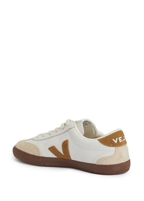 Volley O.T Beyaz Kadın Deri Sneaker - Görsel 4