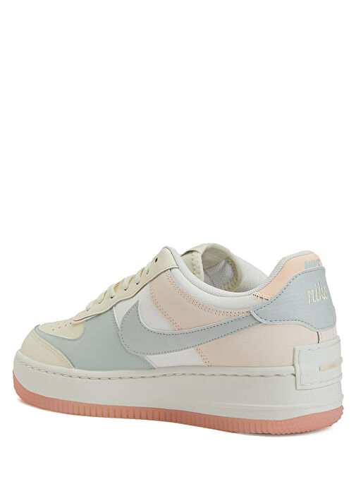 Nike Air Force 1 Shadow Renkli Kadın Deri Sneaker - Görsel 4