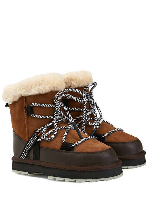 Blurred Taba Kadın Süet Bot - Görsel 3