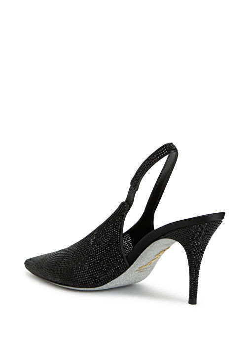 Siyah Topuklu Ayakkabı - Görsel 4