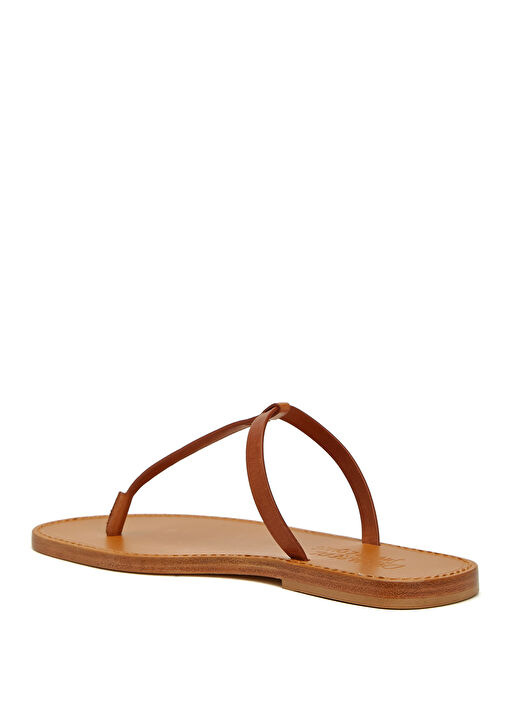 Naturel Kadın Deri Terlik - Görsel 4