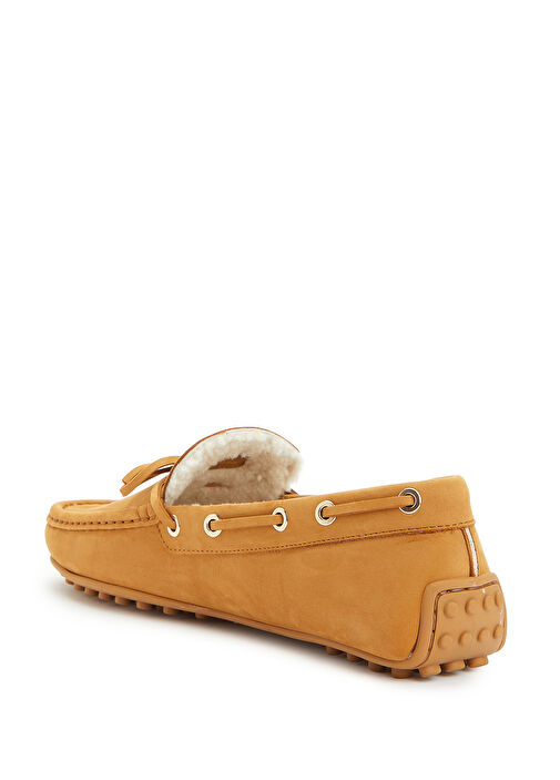 City Gommino Taba Kadın Deri Loafer - Görsel 4