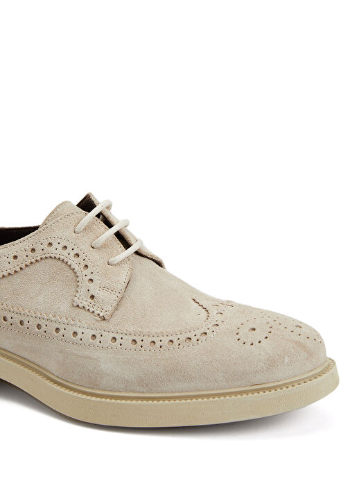 Bej Kadın Deri Ayakkabı - Görsel 7