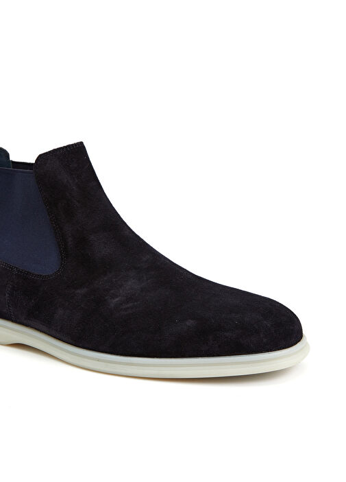 Lacivert Erkek Deri Bot - Görsel 7