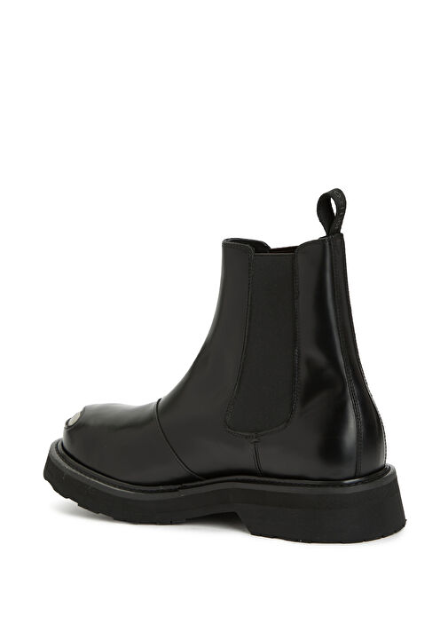 Smile Siyah Kadın Deri Bot - Görsel 4