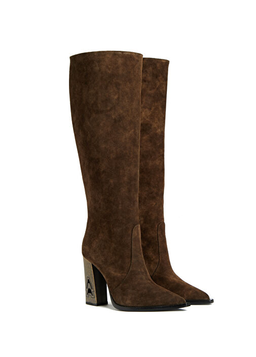 Tarçın Kadın Deri Çizme - Görsel 3