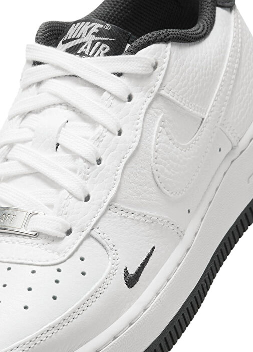 Air Force 1 LV8 Beyaz Çocuk Deri Sneaker - Görsel 6