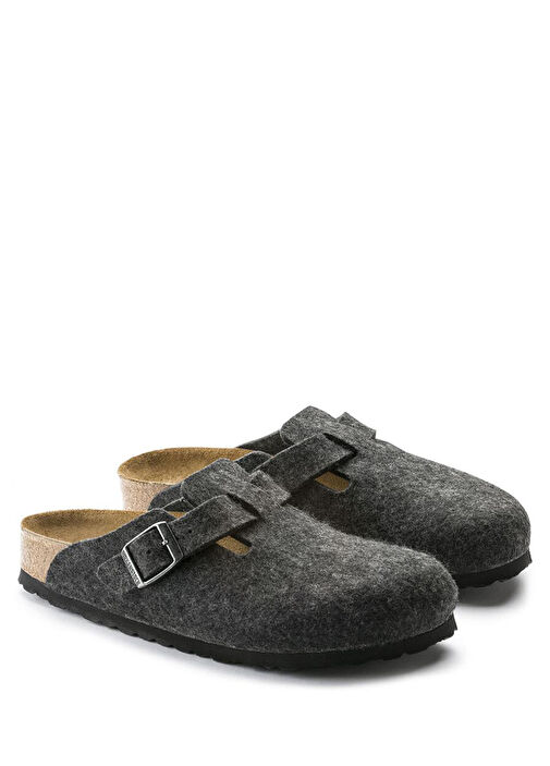 Boston Wooly Antrasit Erkek Terlik - Görsel 7