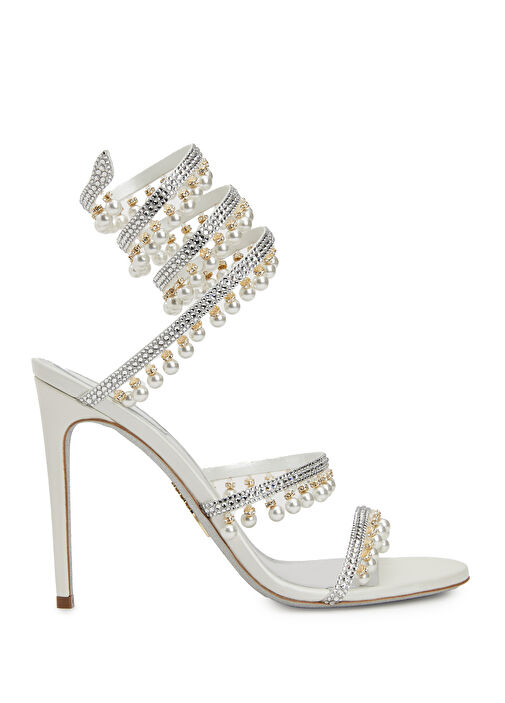 Beyaz Kadın Sandalet - Görsel 2