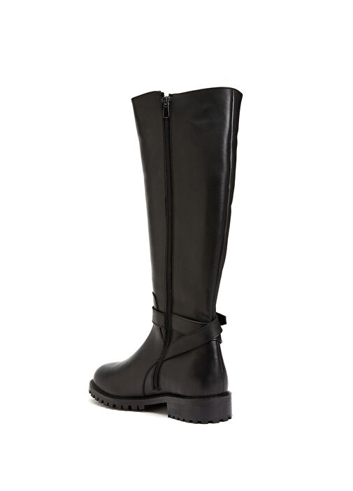 Divarese Divarese Siyah Kadın Deri Çizme Beymen'de! Siyah - 4. görsel