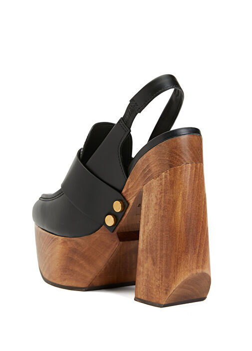 Bonnie Siyah Kadın Deri Ayakkabı - Görsel 4