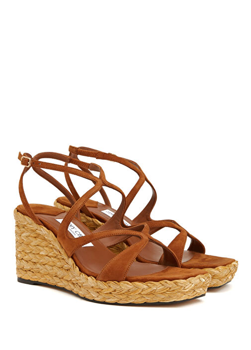 Ayla Taba Kadın Deri Espadril - Görsel 3