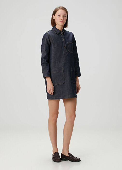 adam lippes denim dress akane dress  Adam Lippes