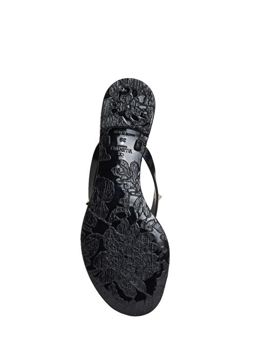 Rockstud Siyah Kadın Terlik - Görsel 6