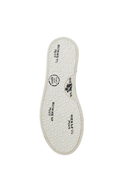 Belle Beyaz Silver Kadın Deri Sneaker - Görsel 6