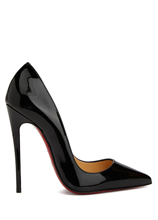 So Kate Siyah Deri Stiletto - Görsel 2