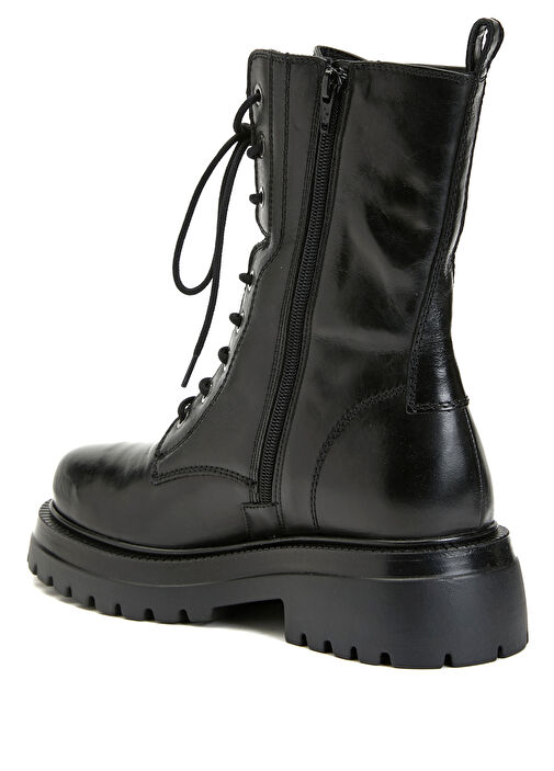 Siyah Kadın Deri Bot - Görsel 4