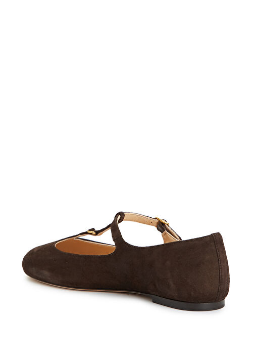 Marcie Kahverengi Süet Babet - Görsel 4