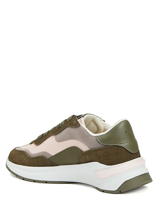 Yeşil Bej Erkek Sneaker - Görsel 4