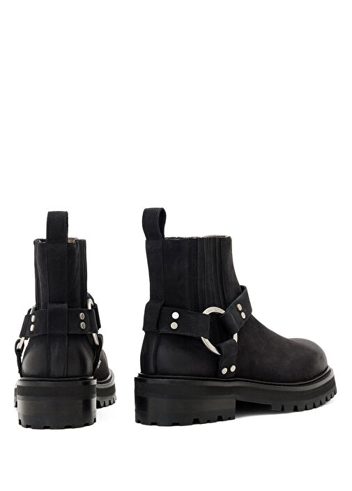 Maddie Siyah Kadın Deri Bot - Görsel 4