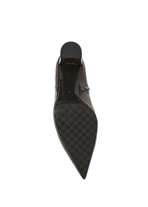 Kahverengi Kadın Deri Bot - Görsel 6