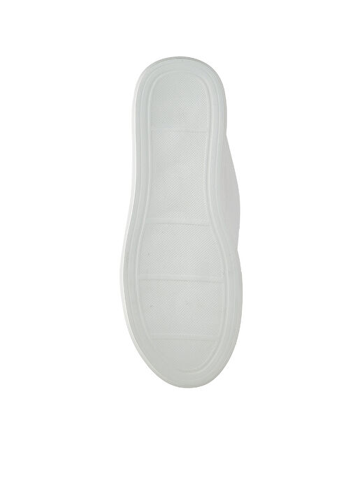 Platin Kadın Flother Deri Sneaker - Görsel 6