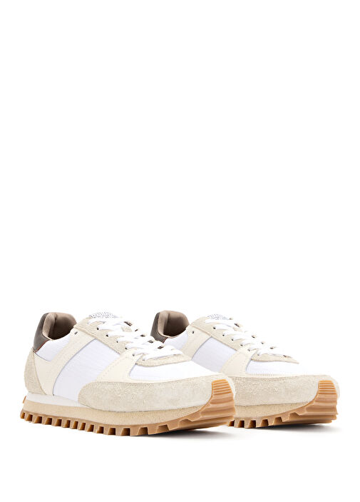 Viggo Beyaz Erkek Deri Sneaker - Görsel 3
