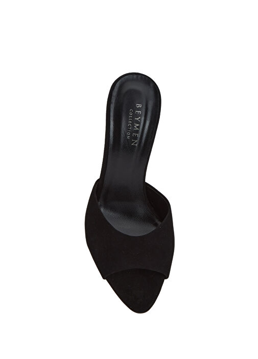 Beymen Collection Beymen Collection Essential Siyah Kadın Süet Terlik Sandalet & Terlik | Beymen Siyah - 5. görsel