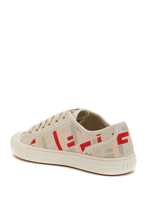 Pembe Logo Desenli Kadın Terlik - Görsel 4