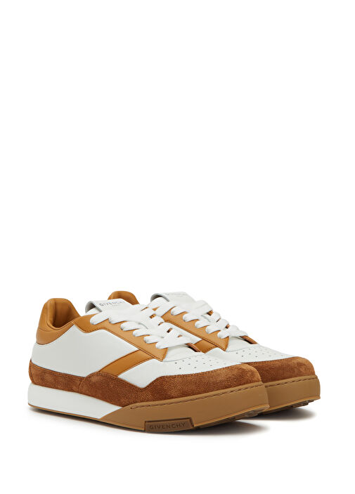 Yard Beyaz Taba Erkek Deri Sneaker - Görsel 3