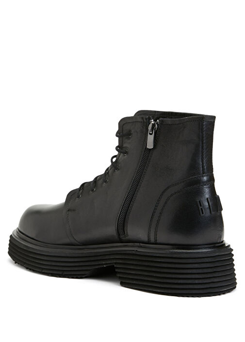 Siyah Erkek Deri Bot - Görsel 4